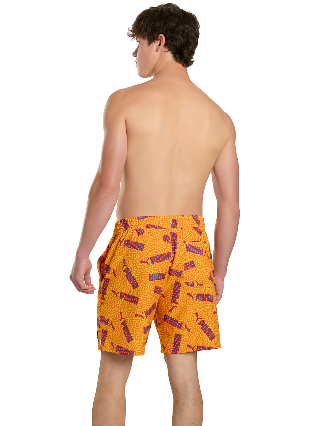 Puma Men's 18" Novelty Swim Trunks - Image 5