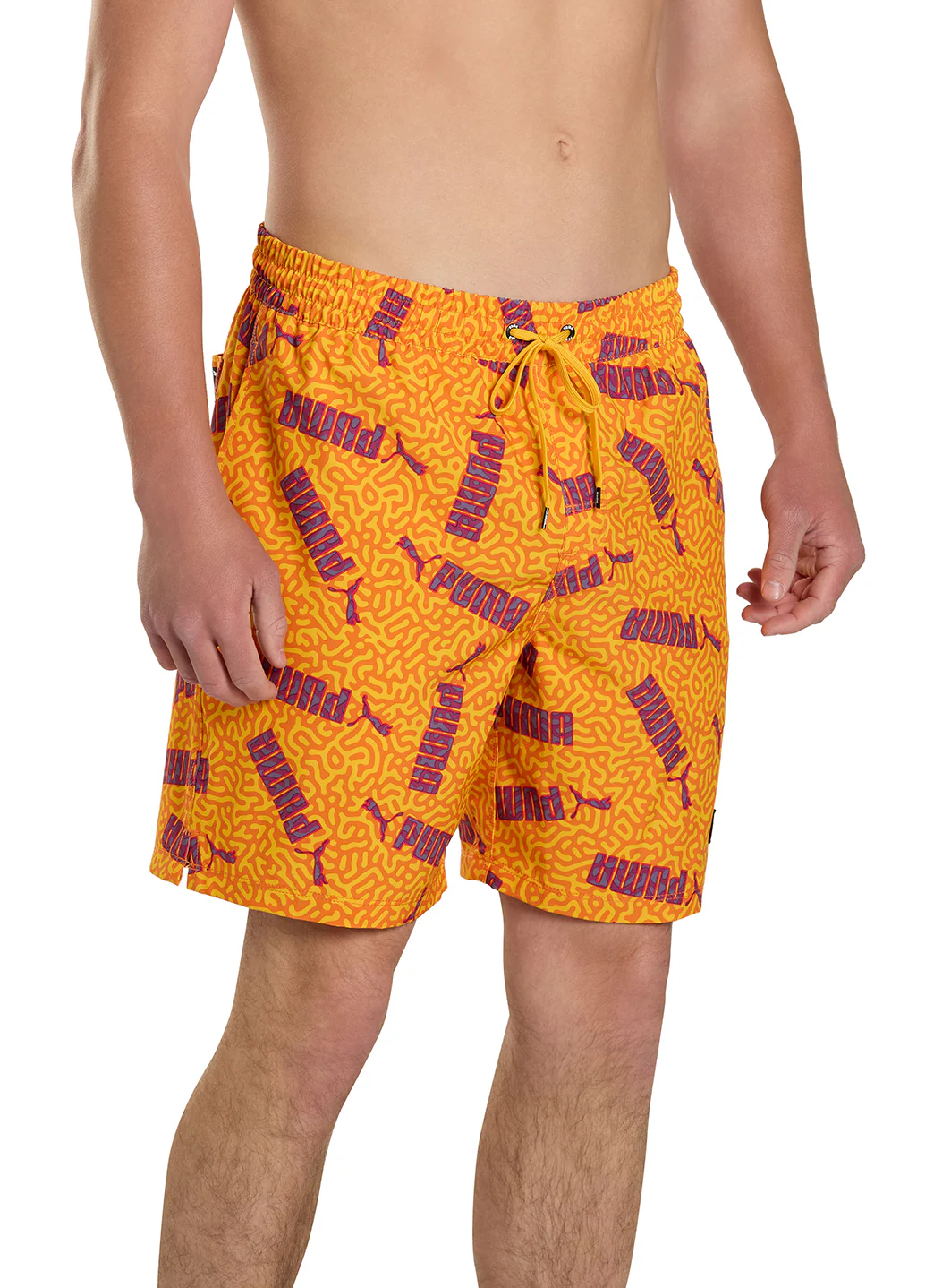 Puma Men's 18" Novelty Swim Trunks - Image 8