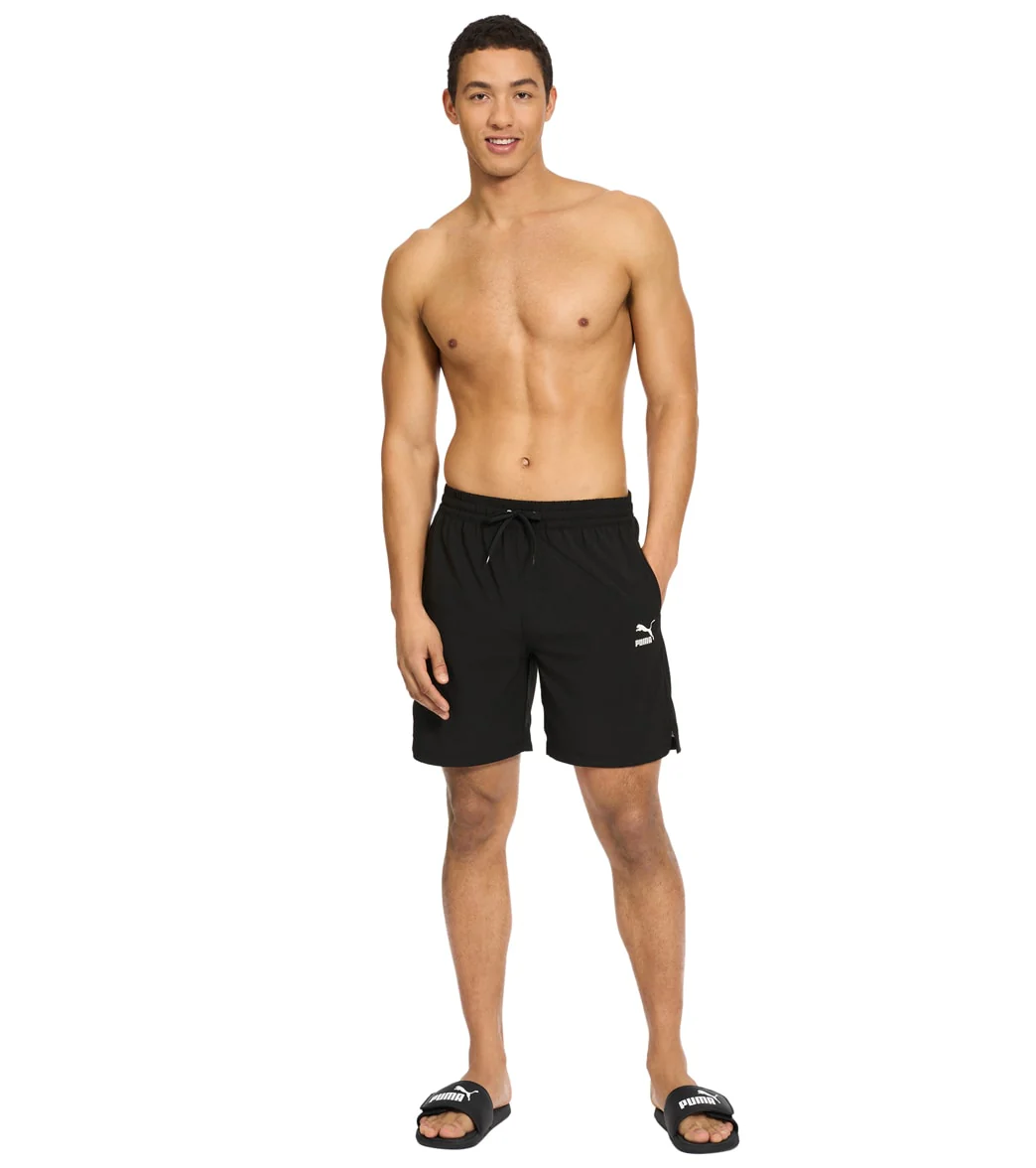 Puma Men's 5.5" Quickdry Branded Swim Trunks - Image 10