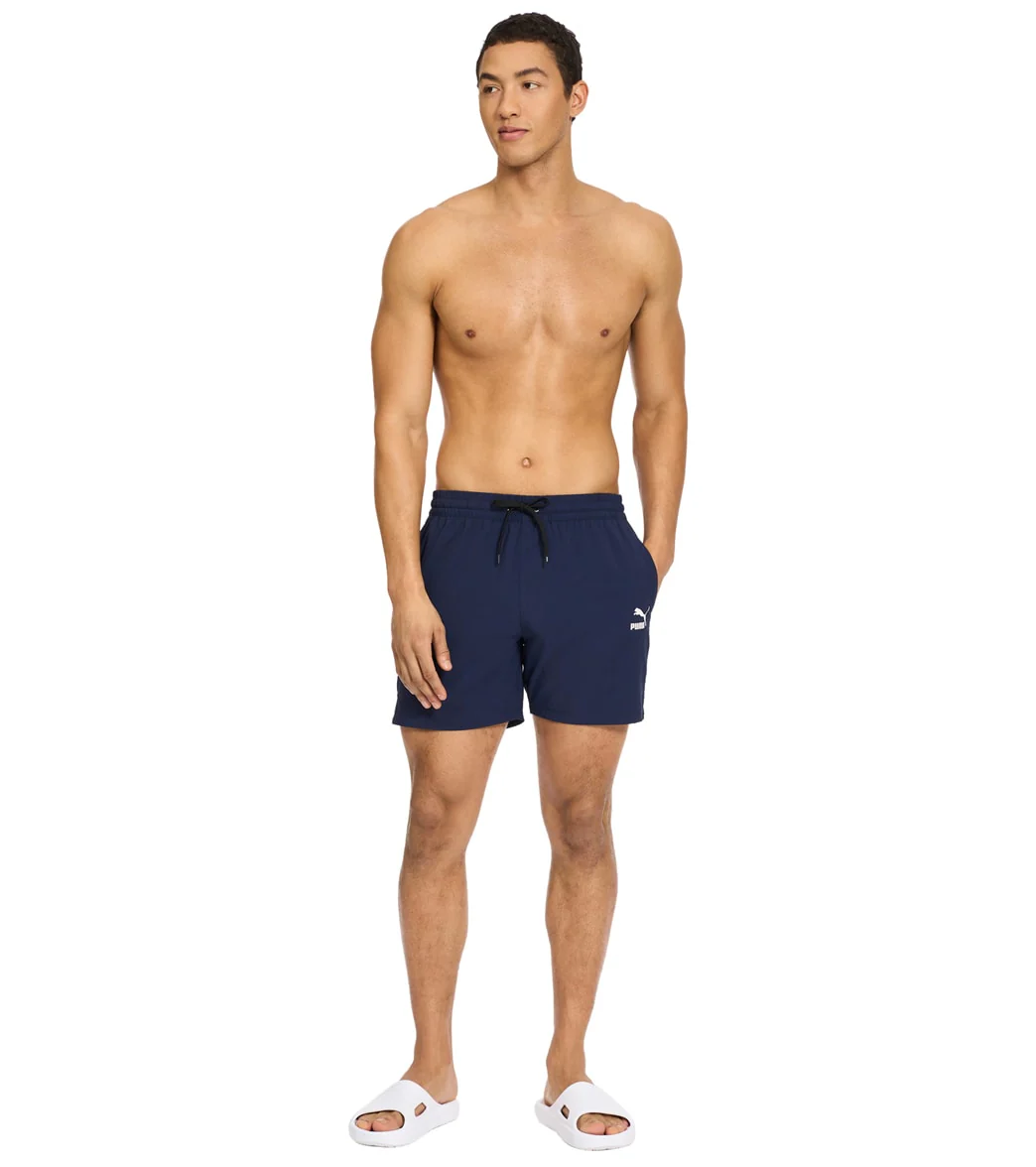 Puma Men's 5.5" Quickdry Branded Swim Trunks - Image 17