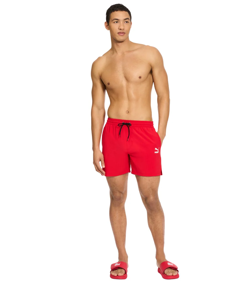 Puma Men's 5.5" Quickdry Branded Swim Trunks - Image 3