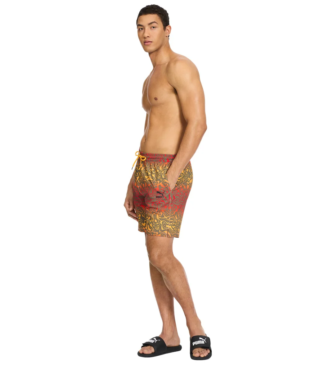 Puma Men's 7" Novelty Swim Trunks - Image 9