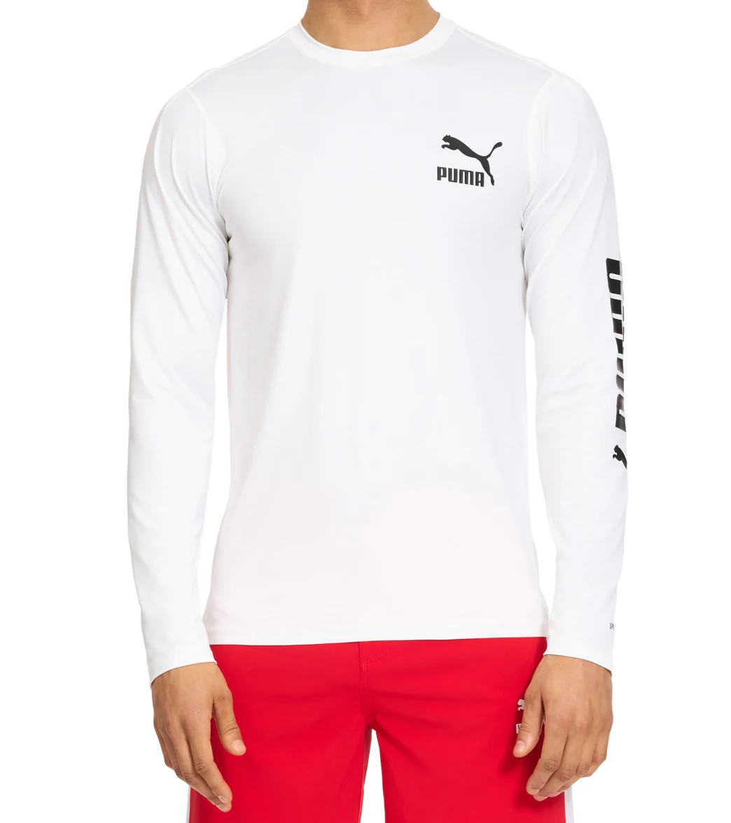 Puma Men's Quickdry Regular Fit Long Sleeve Rash Guard