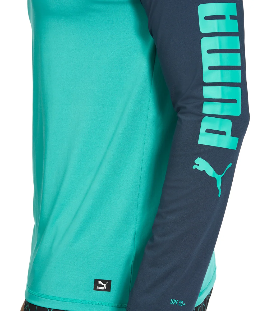 Puma Men's Quickdry Regular Fit Long Sleeve Rash Guard - Image 15
