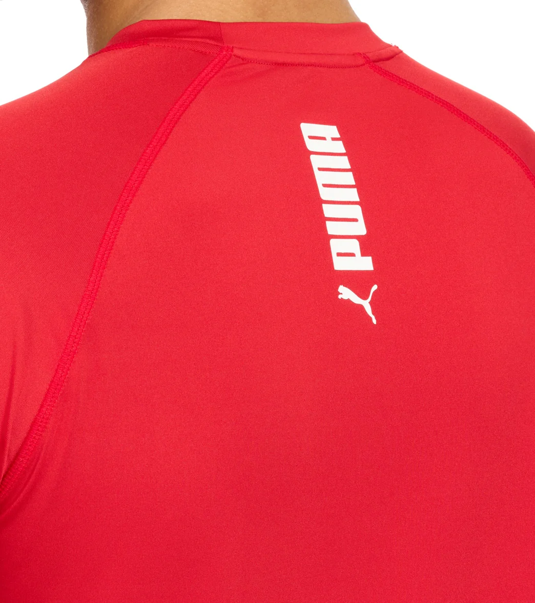 Puma Men's Quickdry Regular Fit Short Sleeve Rash Guard - Image 6