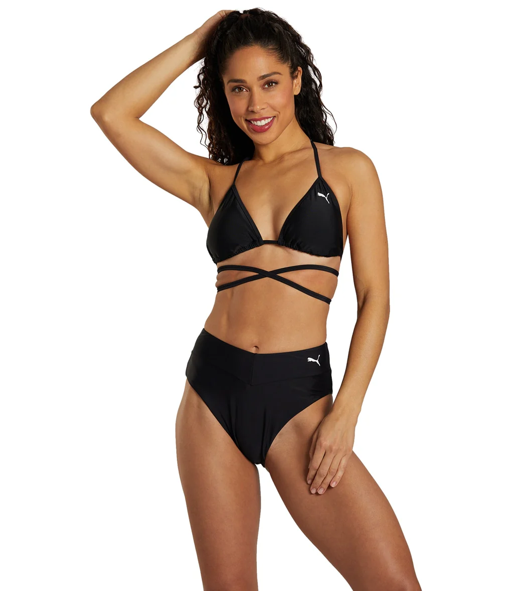 Puma Women's High Cut Bikini Bottom - Image 25