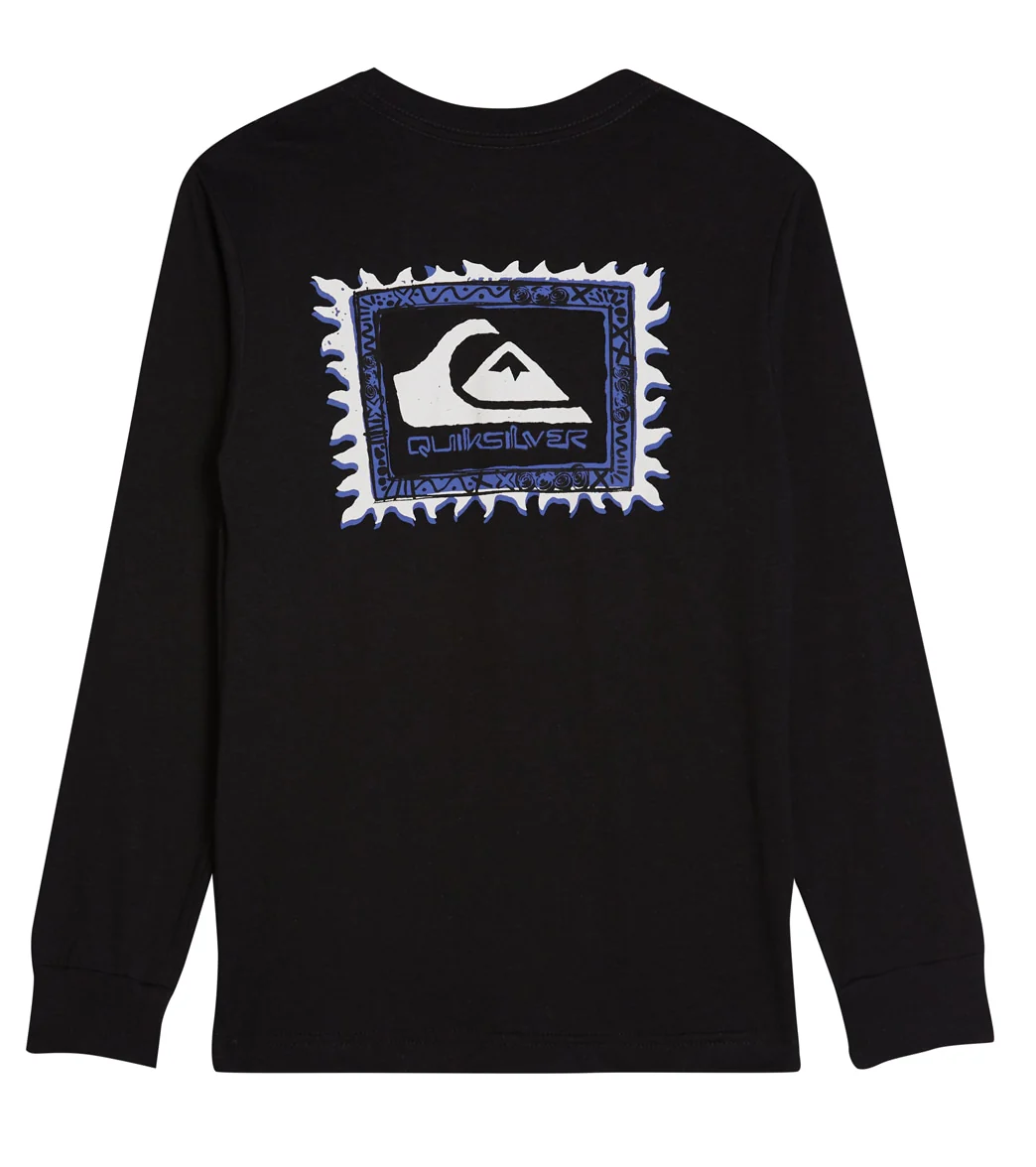 Quiksilver Boys' Flaming Box Long Sleeve Tee (Big Kid) - Image 2