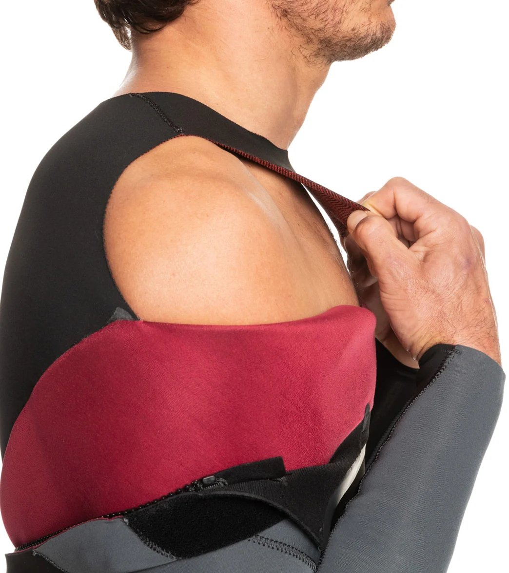 Quiksilver Men's 3/2mm Everyday Sessions Back Zip Fullsuit Wetsuit - Image 4