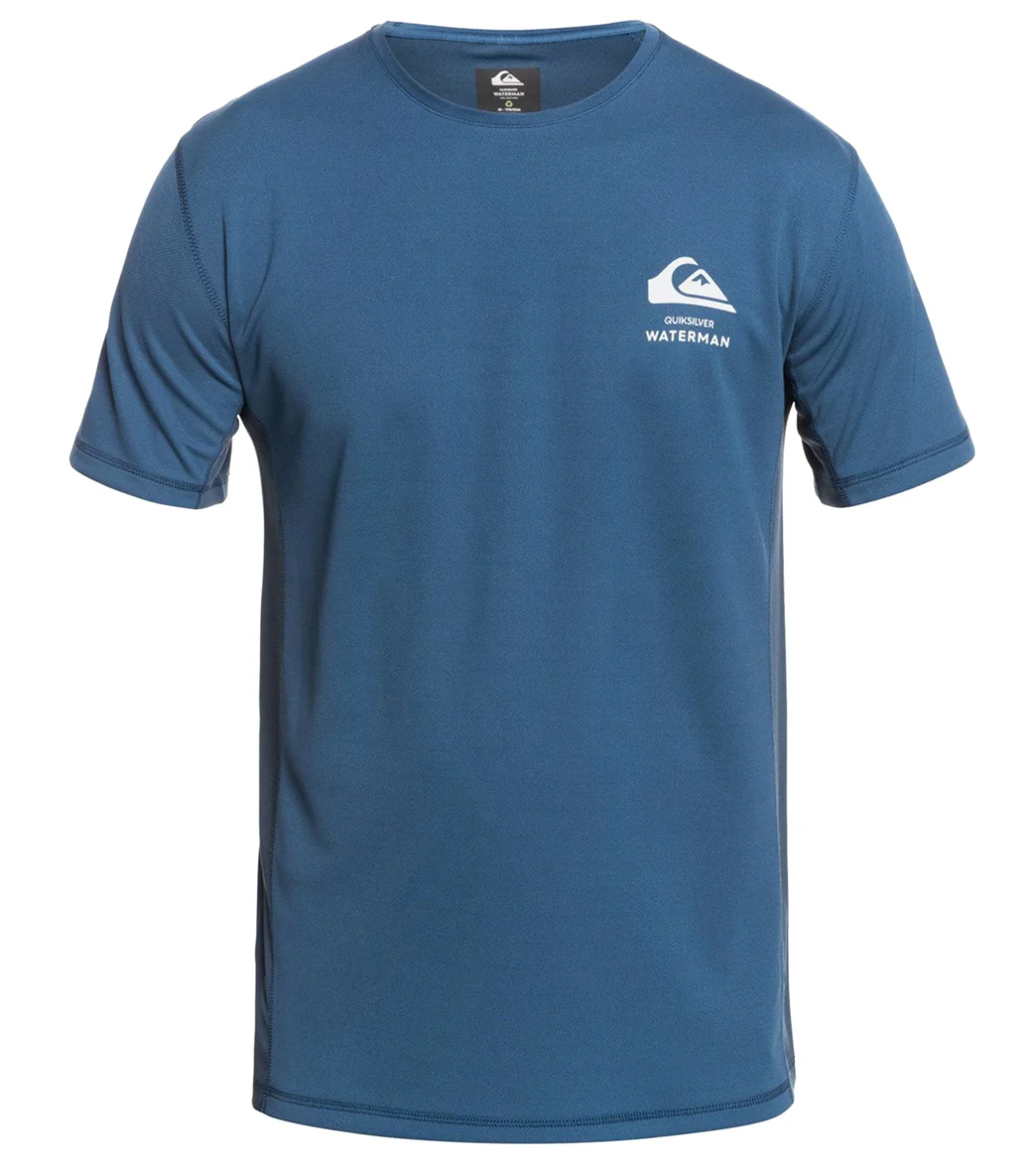 Quiksilver Men's Bamboo Check Short Sleeve Rashguard