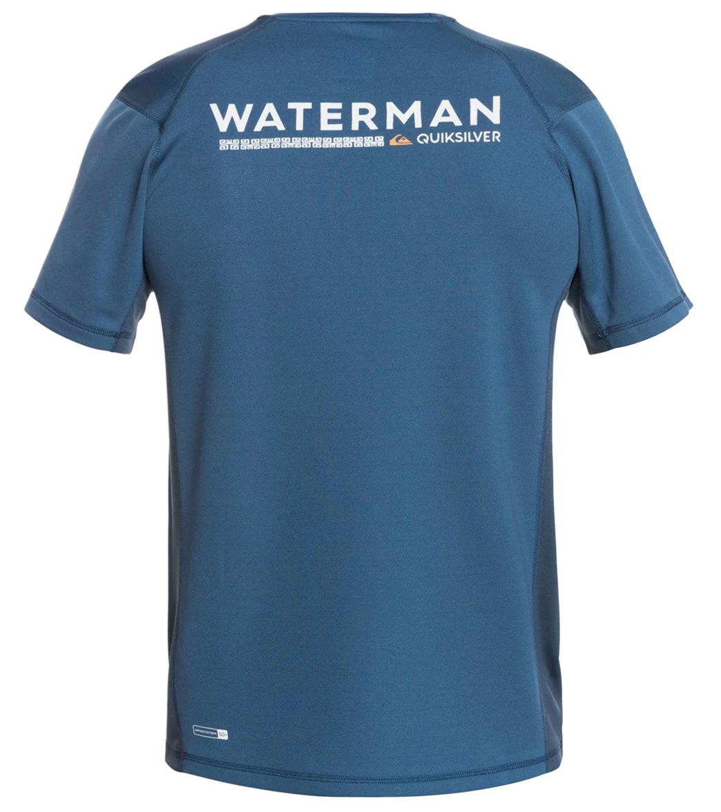 Quiksilver Men's Bamboo Check Short Sleeve Rashguard - Image 2