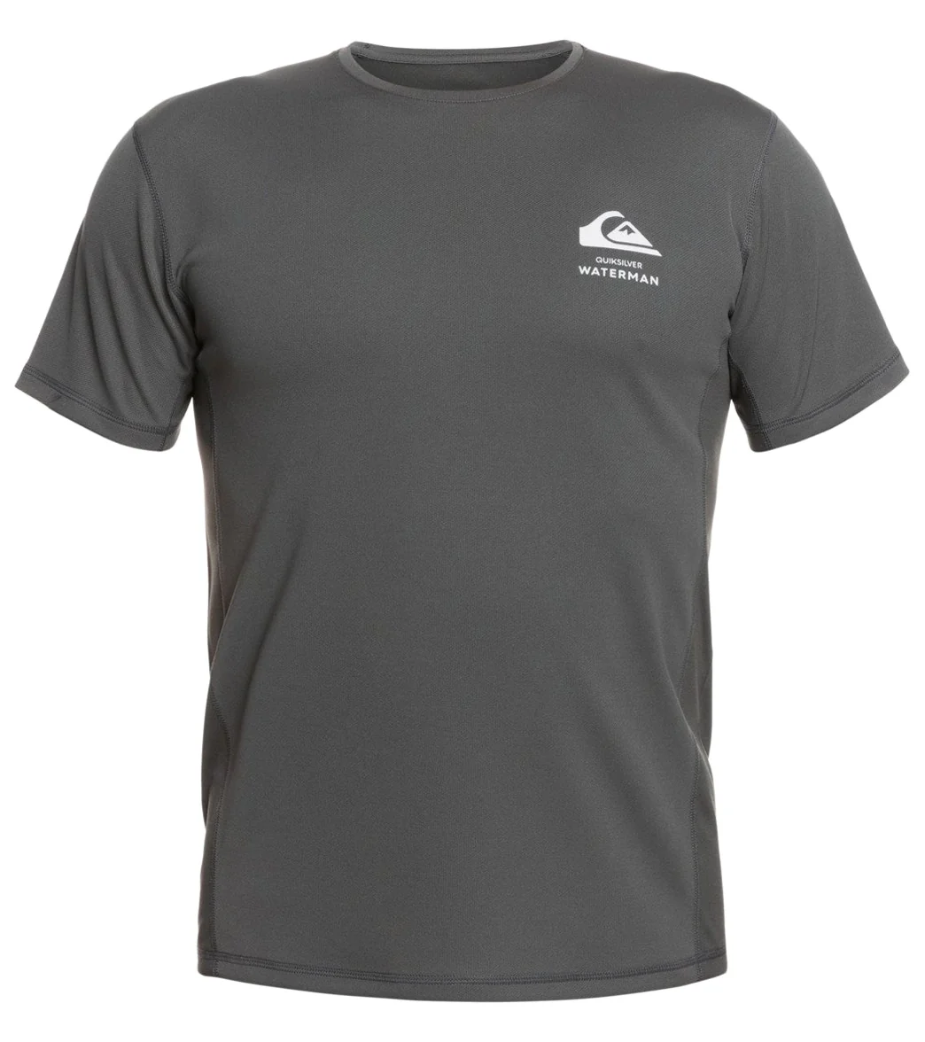 Quiksilver Men's Bamboo Check Short Sleeve Rashguard - Image 9