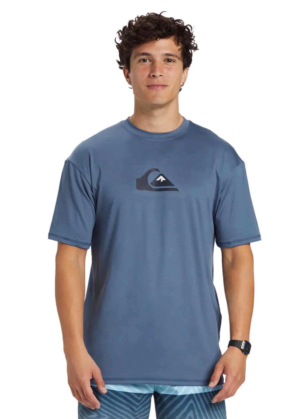 Quiksilver Men's Solid Streak Short Sleeve UPF 50 Rash Guard - Image 9