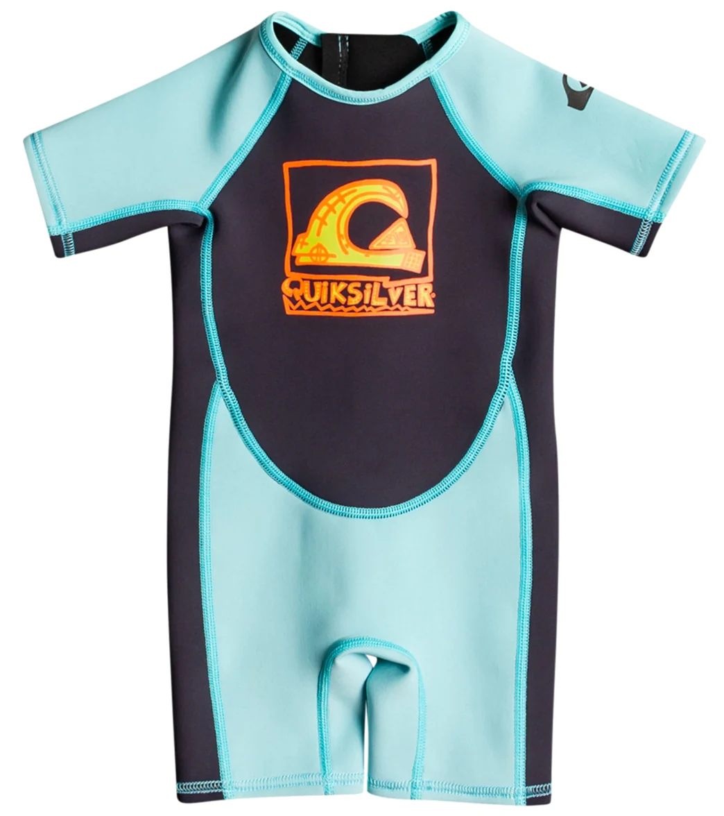 Quiksilver Youth 1.5mm Toddler Back Zip Short Sleeve Springsuit Wetsuit - Image 5