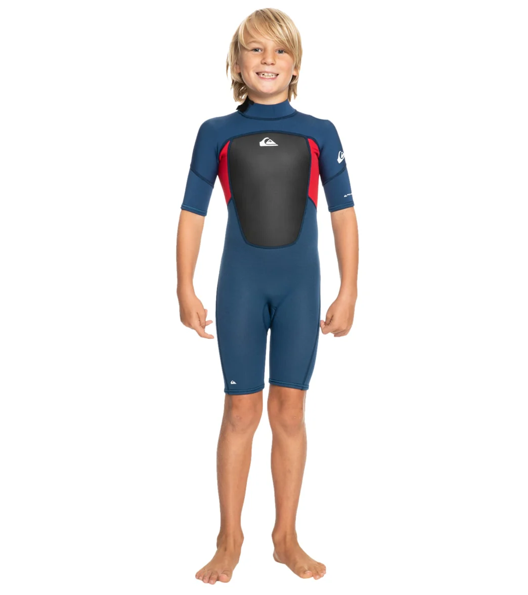Quiksilver Youth 2/2mm Prologue Short Sleeve Springsuit Wetsuit