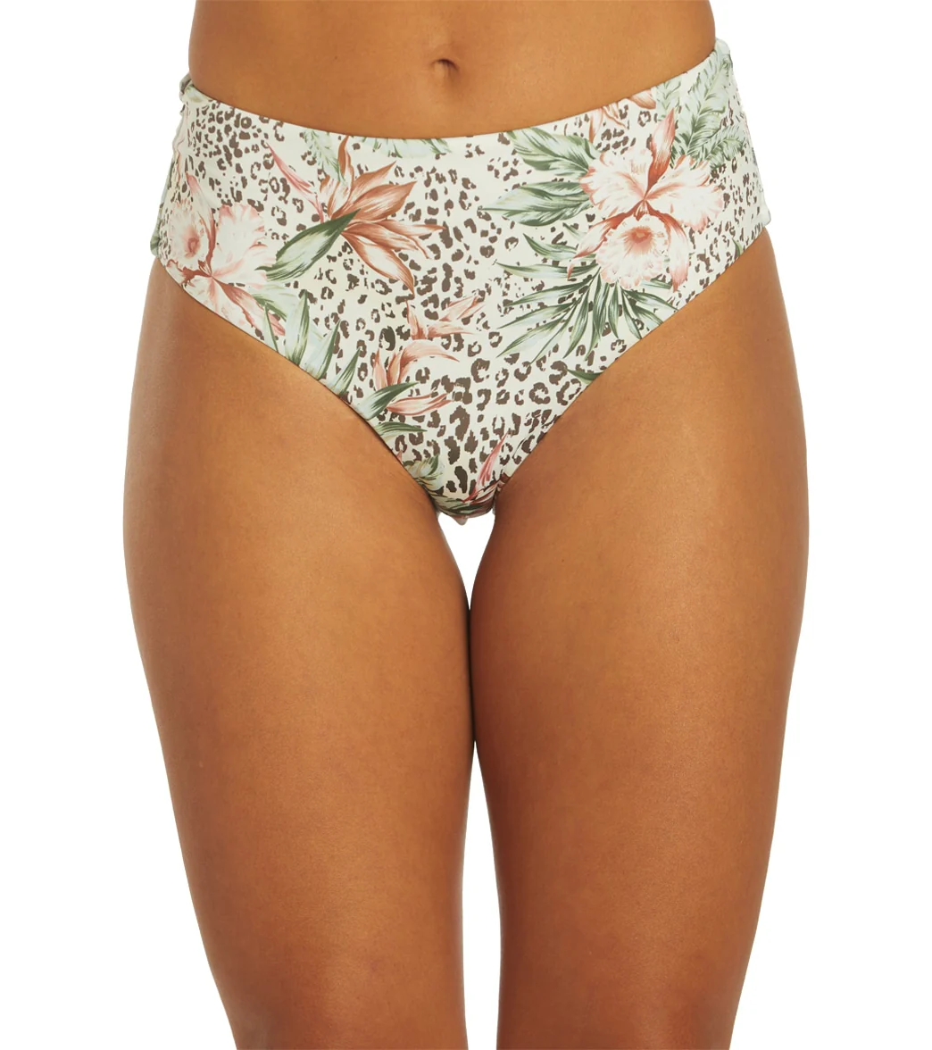 Quintsoul Women's Amazonia Reversible High Waist Bikini Bottom