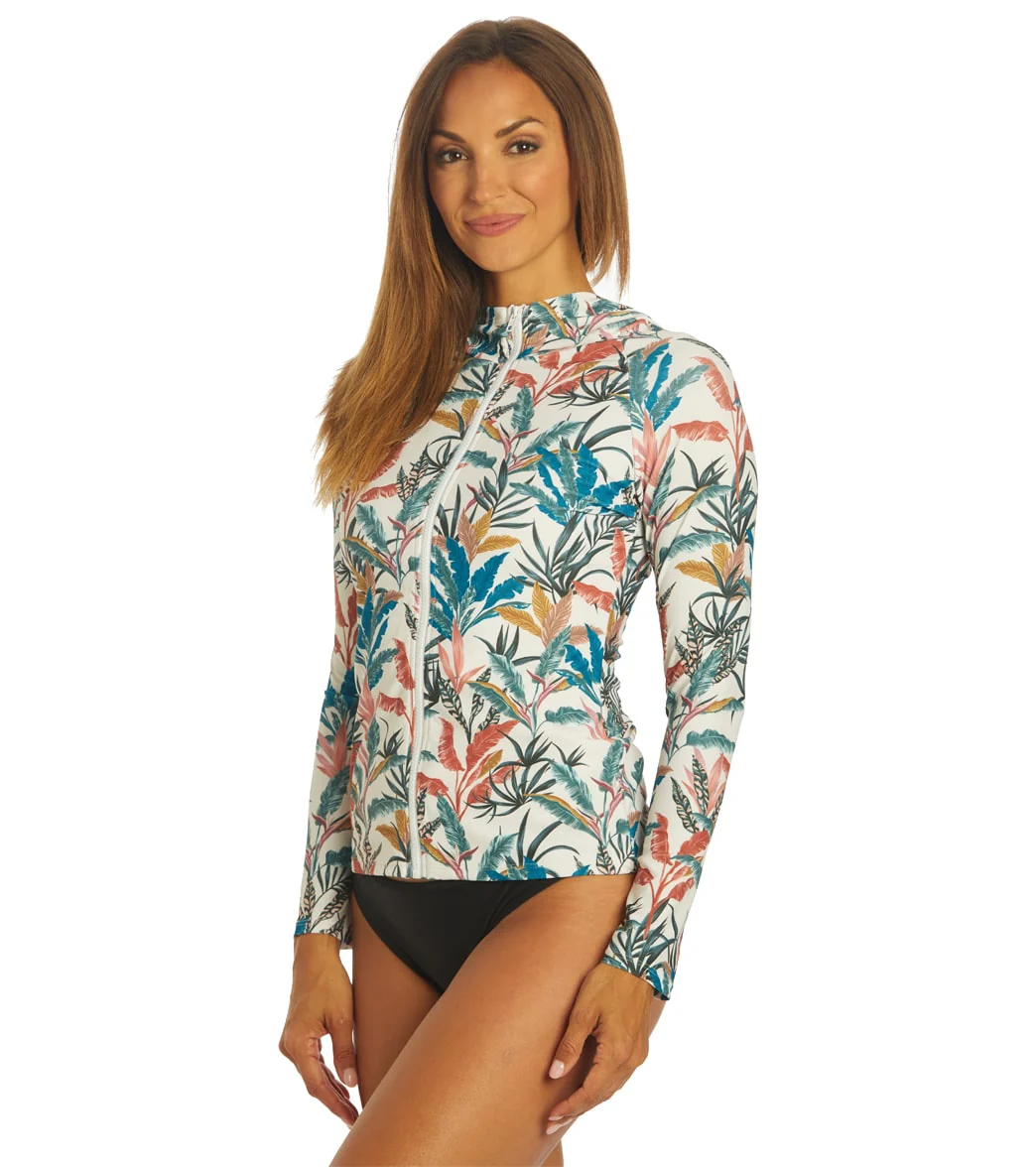 Quintsoul Women's Tulum Zip Front Long Sleeve Rashguard - Image 4