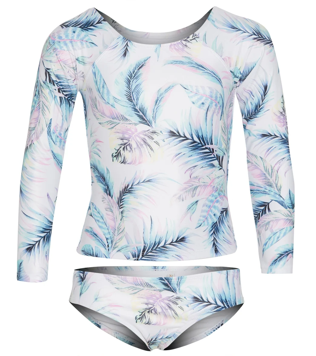 Raisins Girls' Honey Two Piece Rashguard Set (Big Kid)