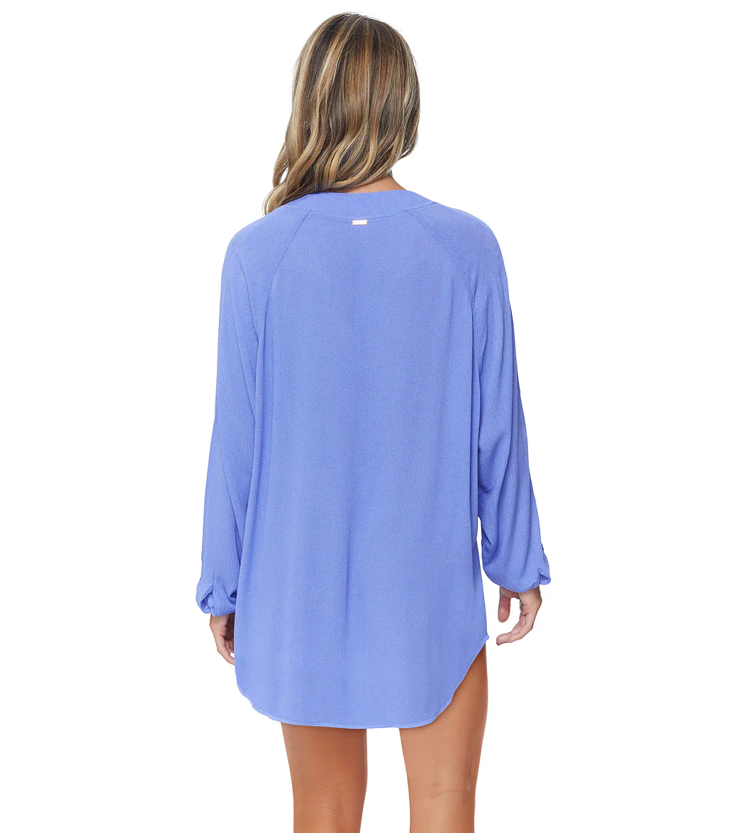 Raisins Women's Belize Beach Cover Up Shirt Dress - Image 15