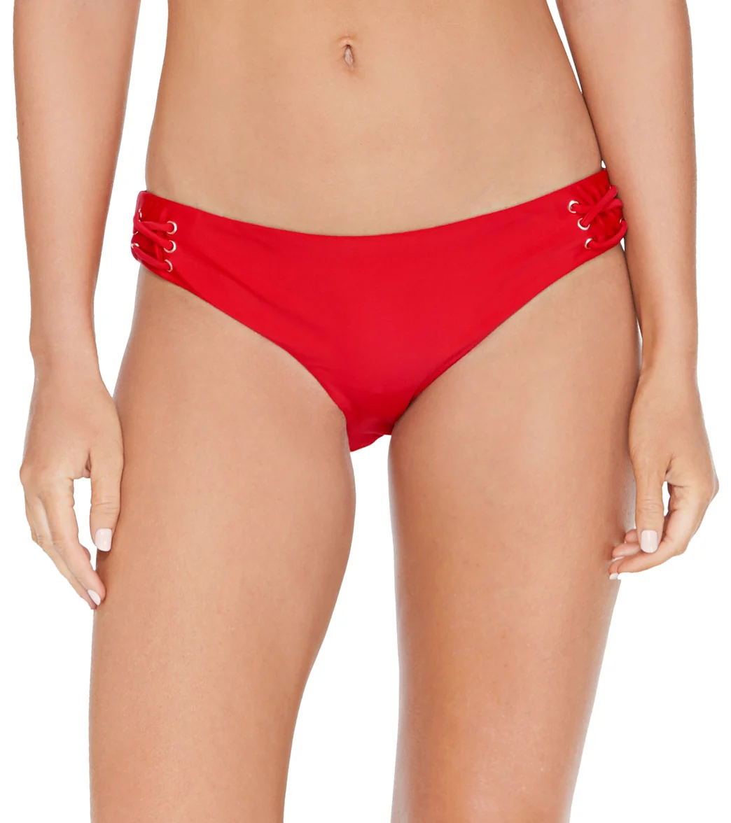 Raisins Women's Bermuda Solids Lace Up Bikini Bottom - Image 5