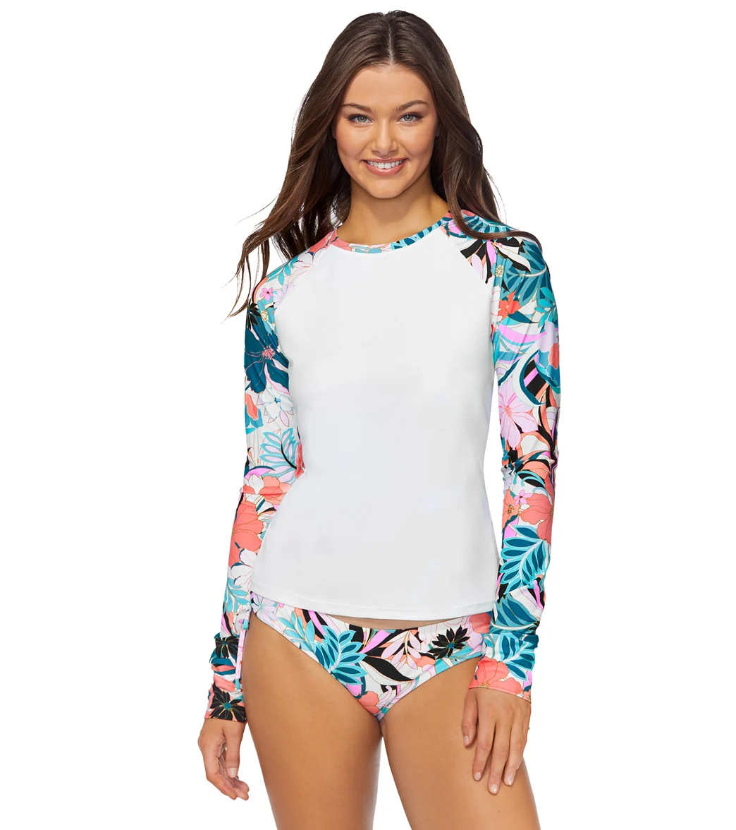 Raisins Women's Bondi Back Zip Long Sleeve UPF 50 Rash Guard - Image 4
