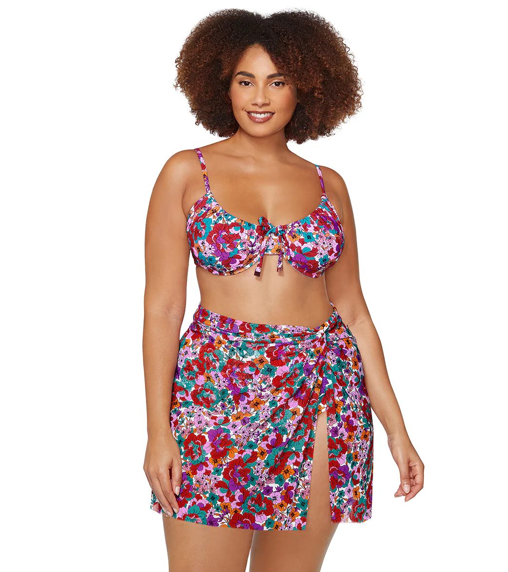 Raisins Women's Brilliant Bloom Collina Plus Size Underwire Bikini Top - Image 6