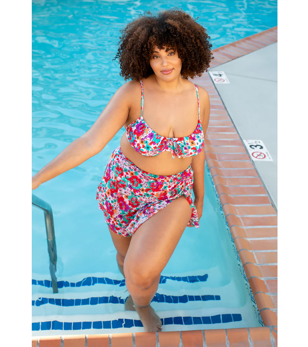 Raisins Women's Brilliant Bloom Collina Plus Size Underwire Bikini Top - Image 8