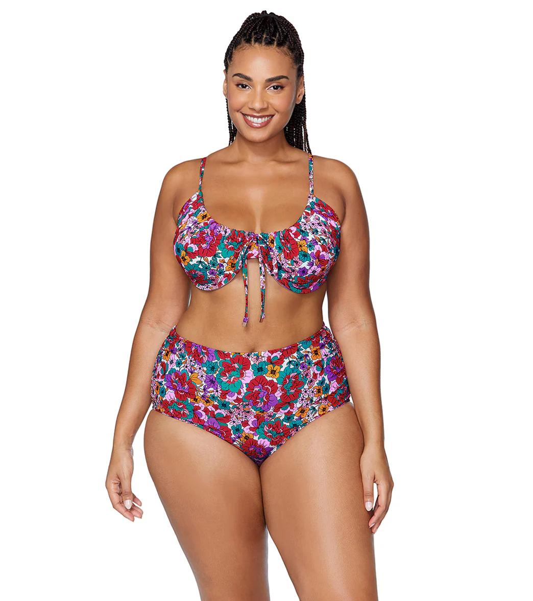 Raisins Women's Brilliant Bloom Keiora Plus Size Bikini Bottom - Image 3