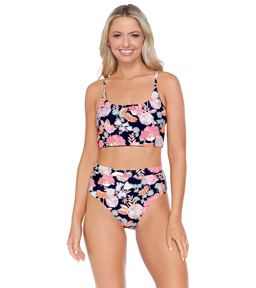 Raisins Women's Garden District Palm Beach Crop Bikini Top - Image 3