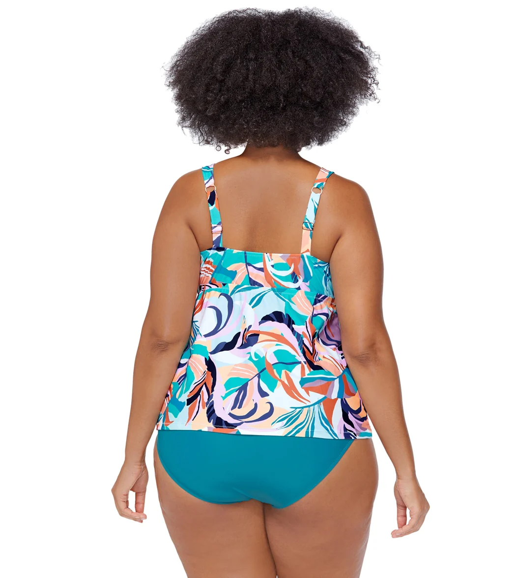 Raisins Women's Korakia Rimini Plus Size Tankini Top - Image 3