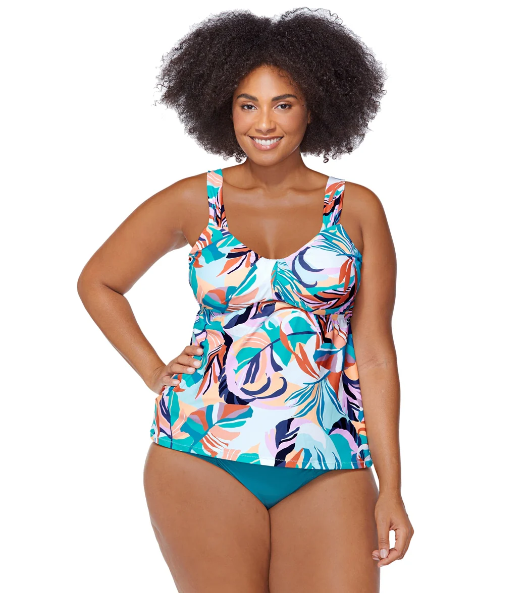 Raisins Women's Korakia Rimini Plus Size Tankini Top - Image 5