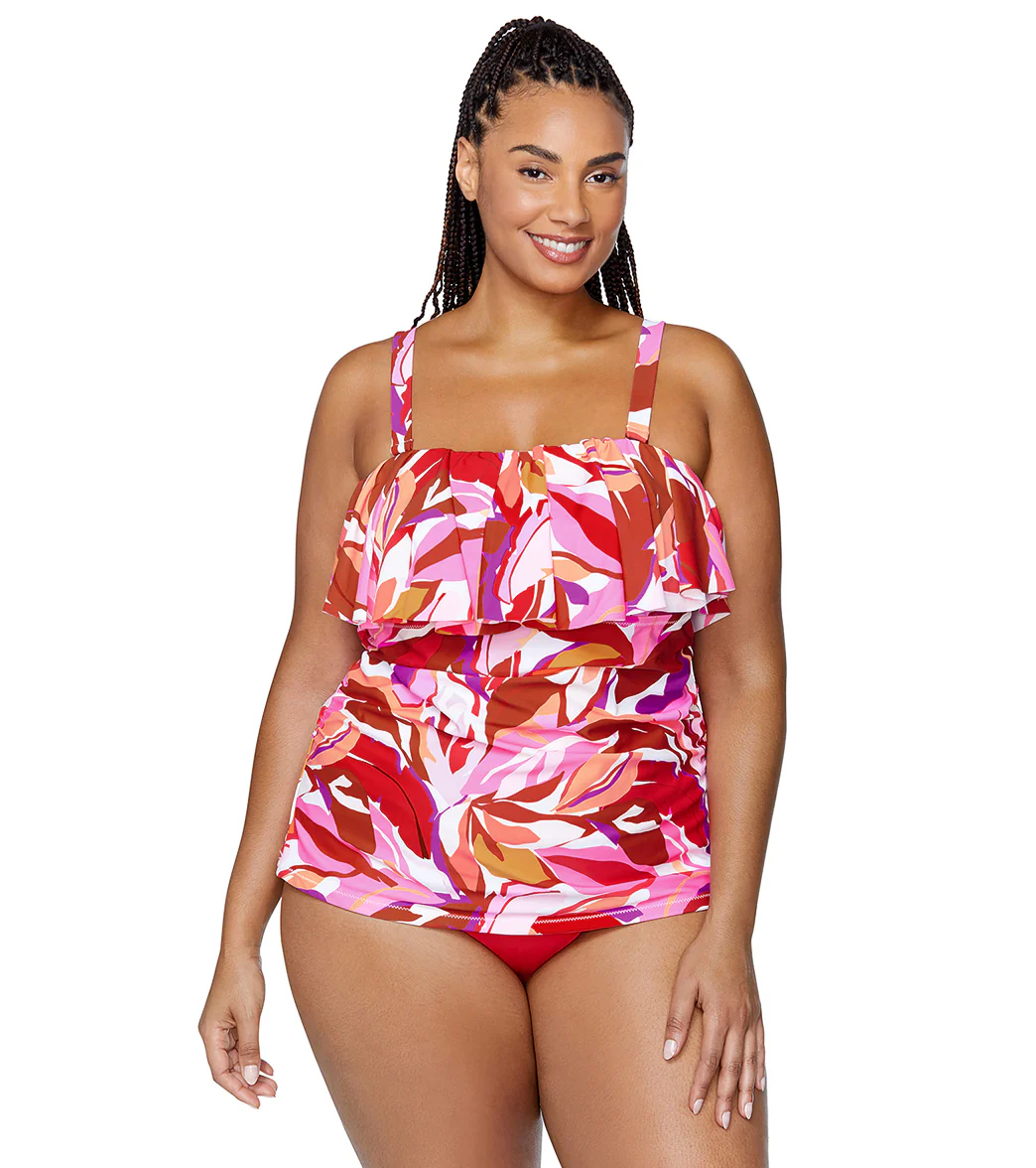Raisins Women's Leaving Bahia Sella Plus Size Tankini Top - Image 7