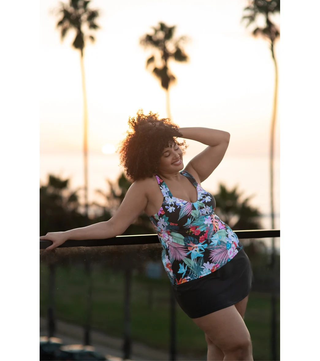 Raisins Women's Sunny Isles Rimini Plus Size Tankini Top - Image 3