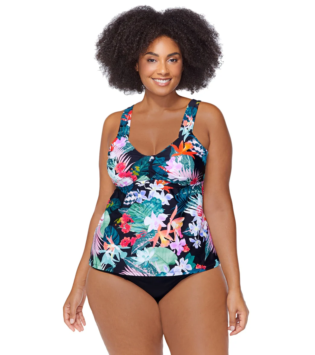 Raisins Women's Sunny Isles Rimini Plus Size Tankini Top - Image 6