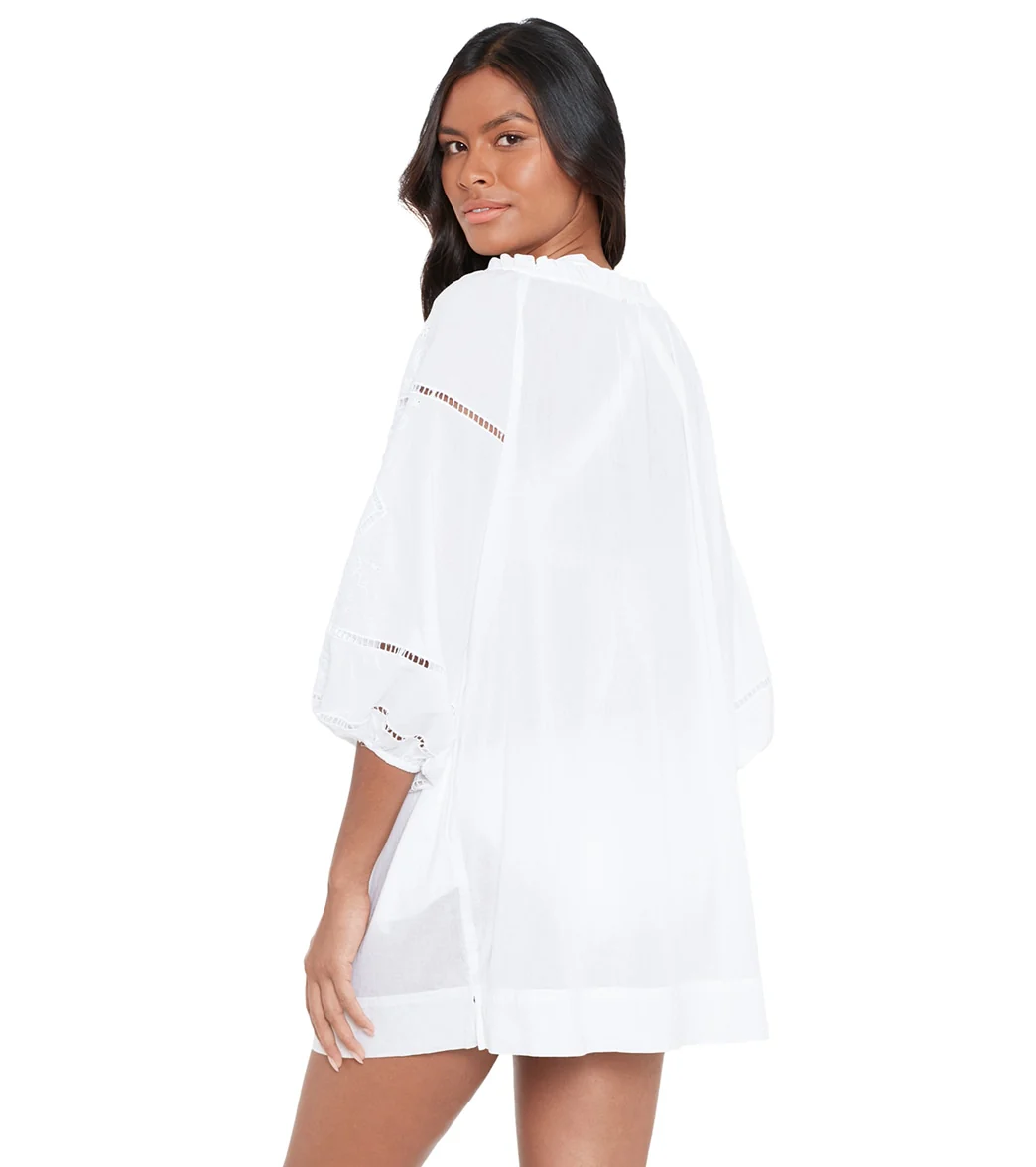 Ralph Lauren Women's Beach Club Solids Embroidered Cover Up Dress - Image 2