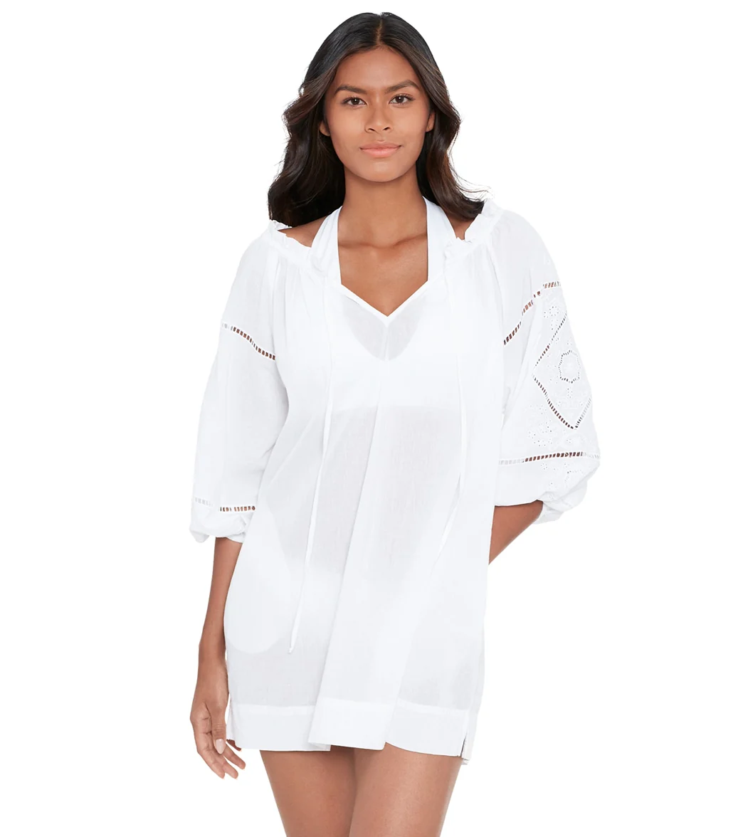 Ralph Lauren Women's Beach Club Solids Embroidered Cover Up Dress - Image 6