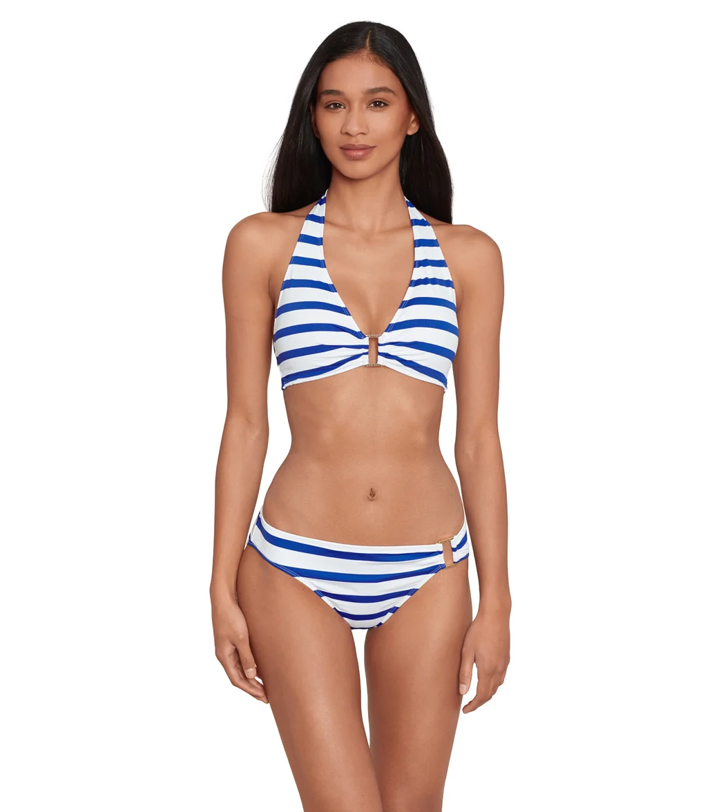 Ralph Lauren Women's Port Stripe Ring Bikini Bottom - Image 4