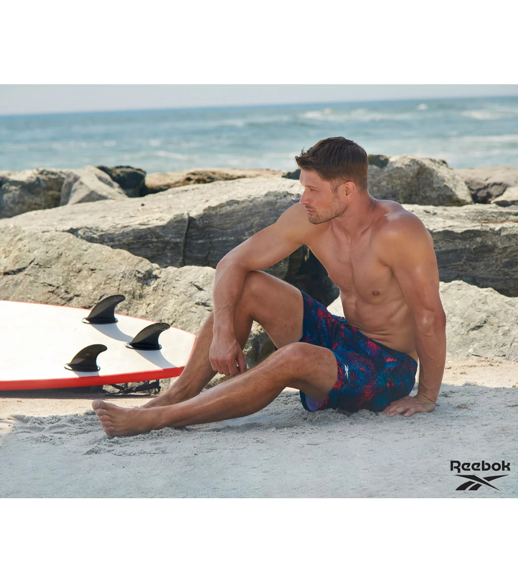 Reebok Men's Flux Motive 9" Swim Trunks - Image 6