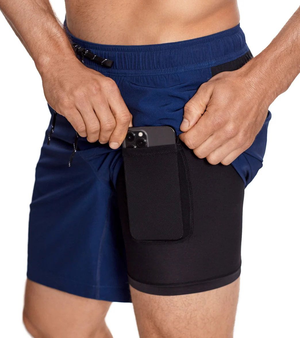 Reebok Men's Solid Black 8" Swim Short - Image 6