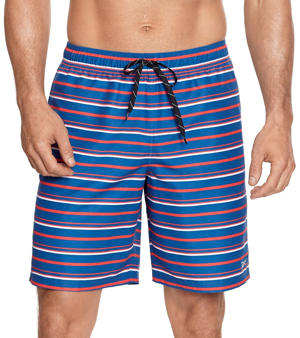 Reebok Men's Stripe Flow 9" Swim Trunks - Image 8