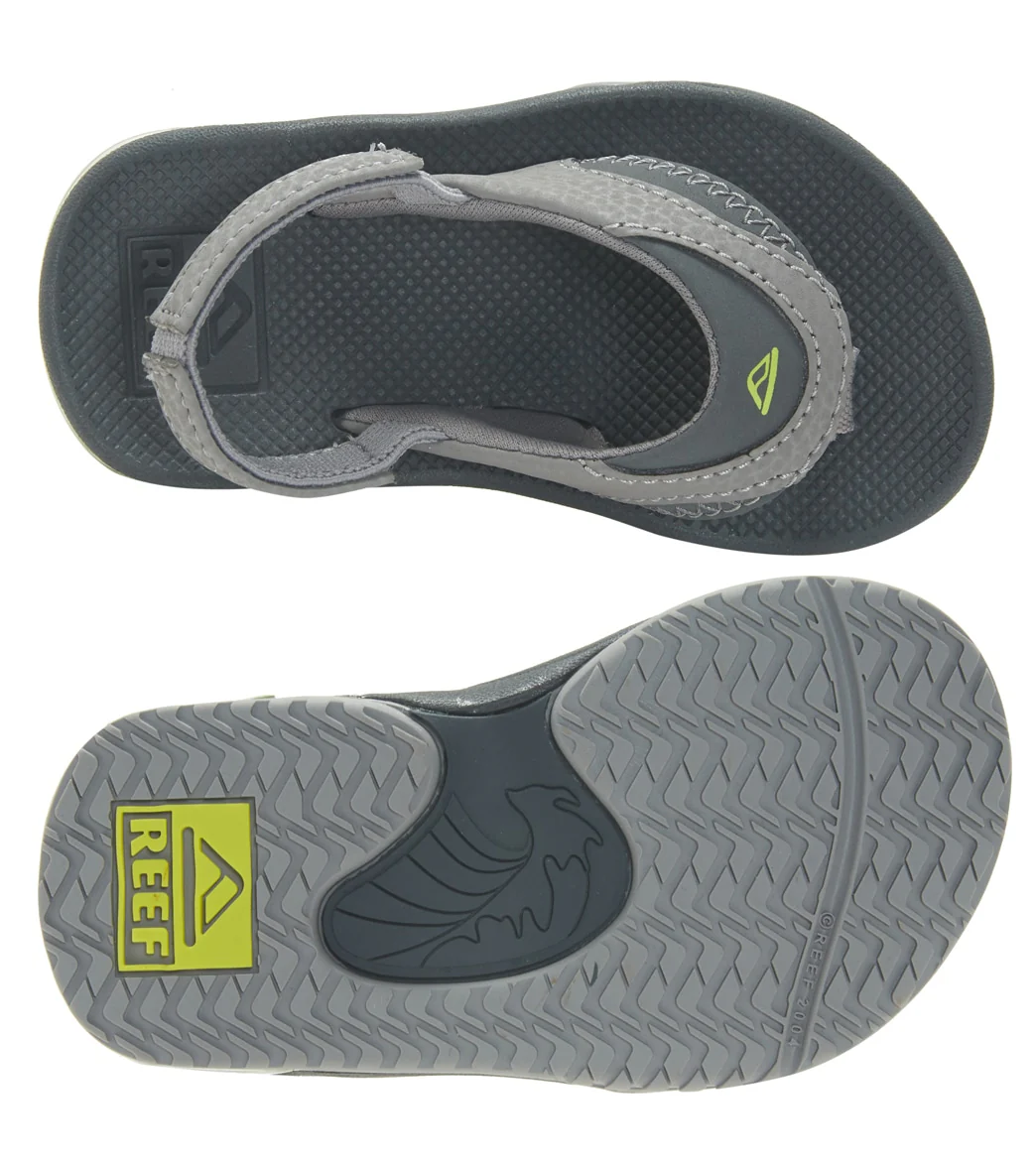 Reef Kids' Little Fanning Flip Flops (Baby, Toddler) - Image 4