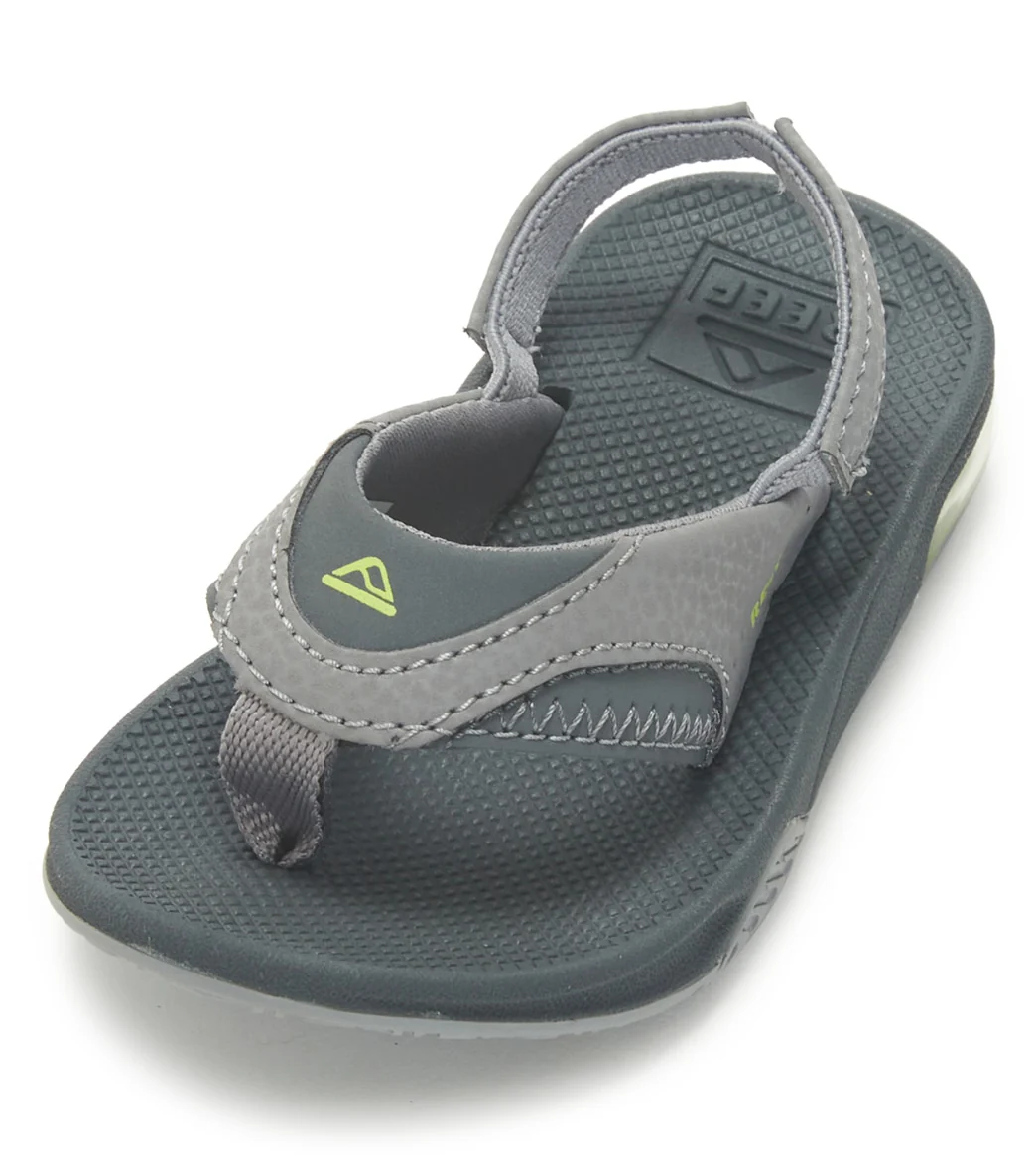 Reef Kids' Little Fanning Flip Flops (Baby, Toddler) - Image 7
