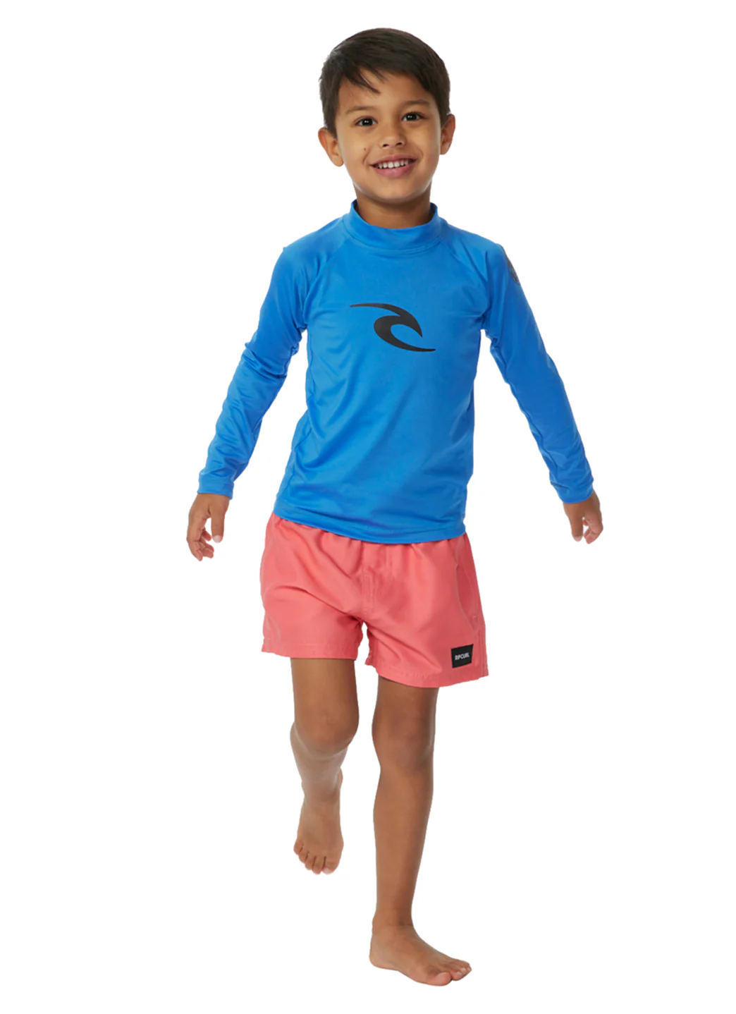 Rip Curl Boys' Brand Wave UPF 50+ Long Sleeve Rash Guard (Toddler, Little Kid) - Image 9