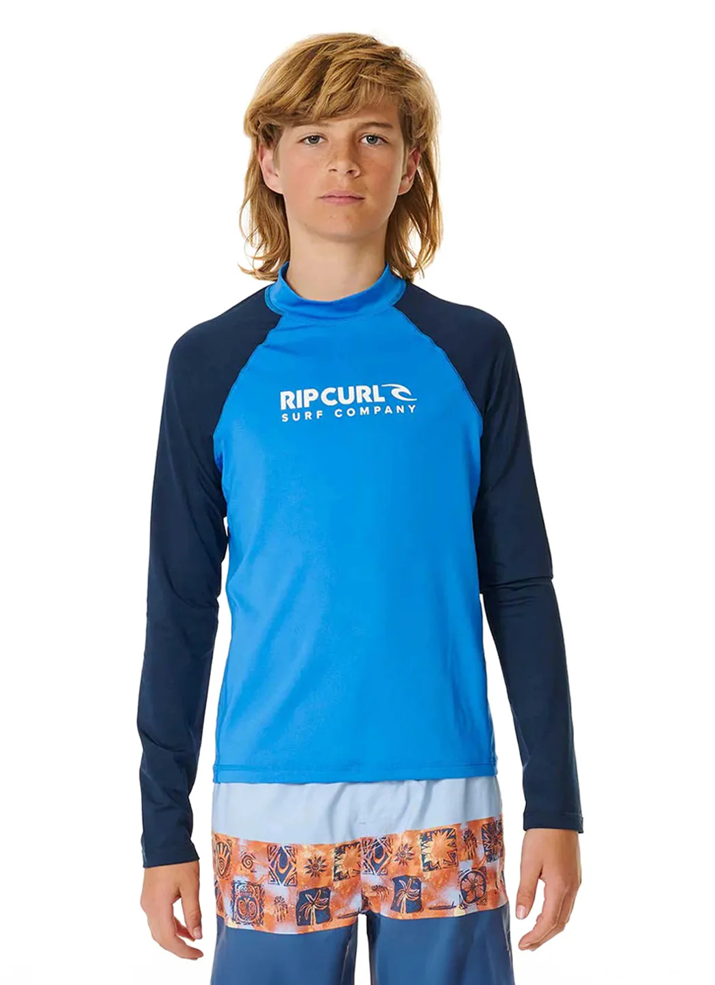 Rip Curl Boys' Shock UPF 50+ Long Sleeve Rashguard (Big Kid) - Image 7