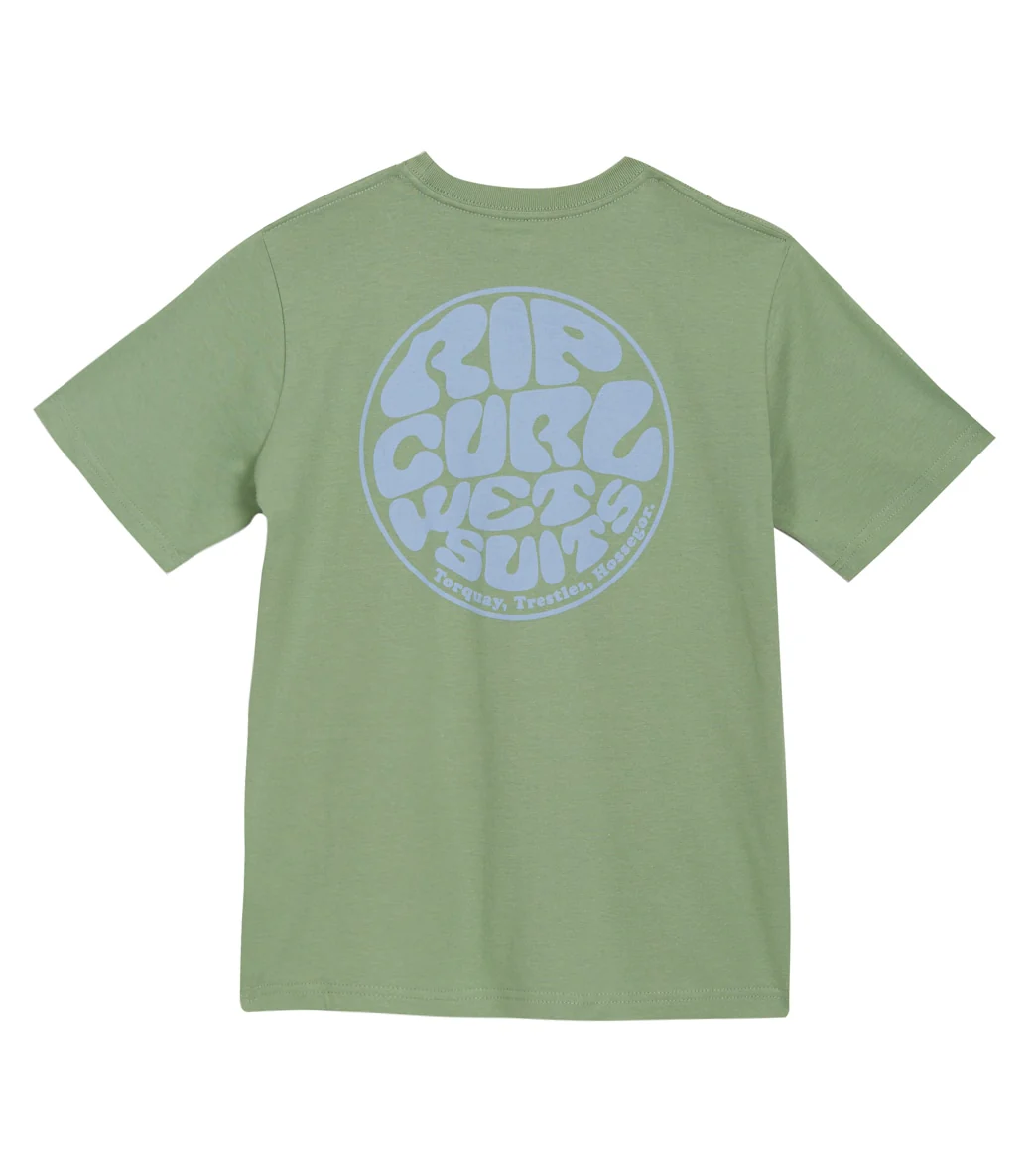 Rip Curl Boys' Wetsuit Icon Short Sleeve Tee (Big Kid) - Image 2