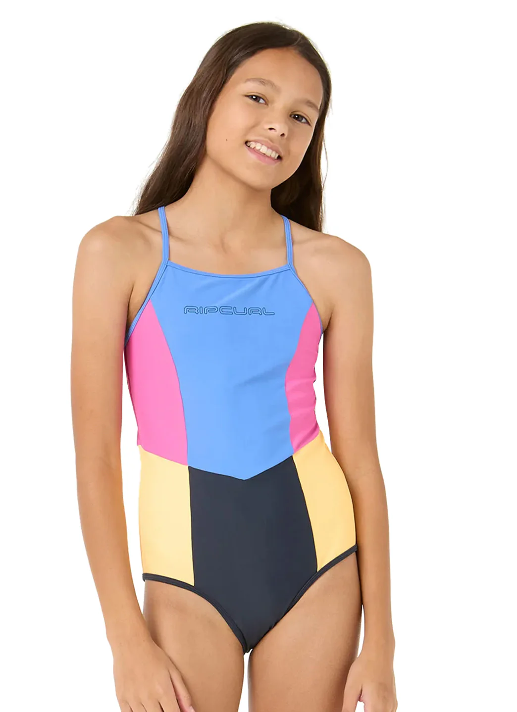 Rip Curl Girls' Block Party One Piece Swimsuit (Big Kid) - Image 2