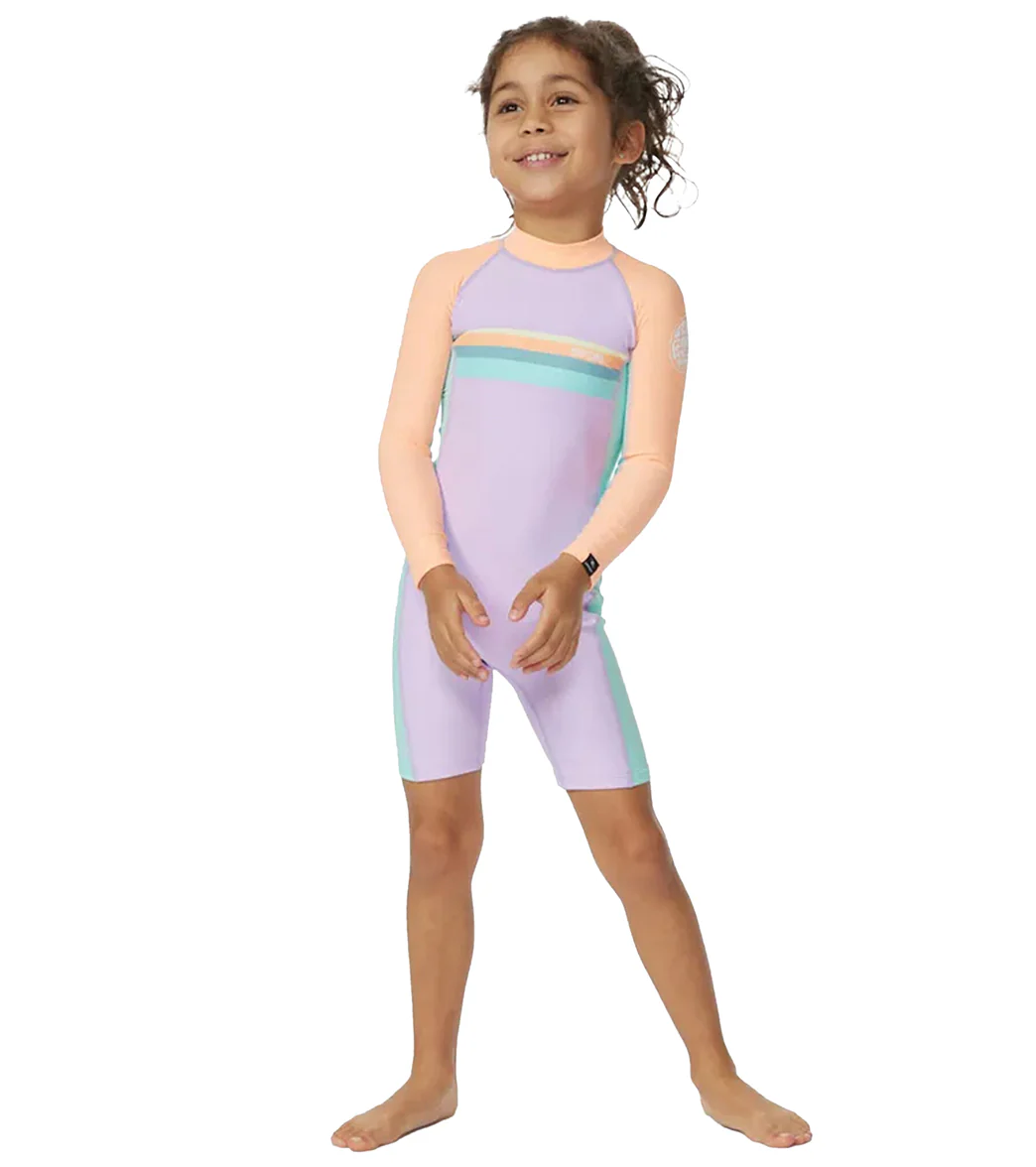 Rip Curl Girls' Crystal Cove UPF 50+ Long Sleeve Springsuit (Toddler, Little Kid) - Image 2