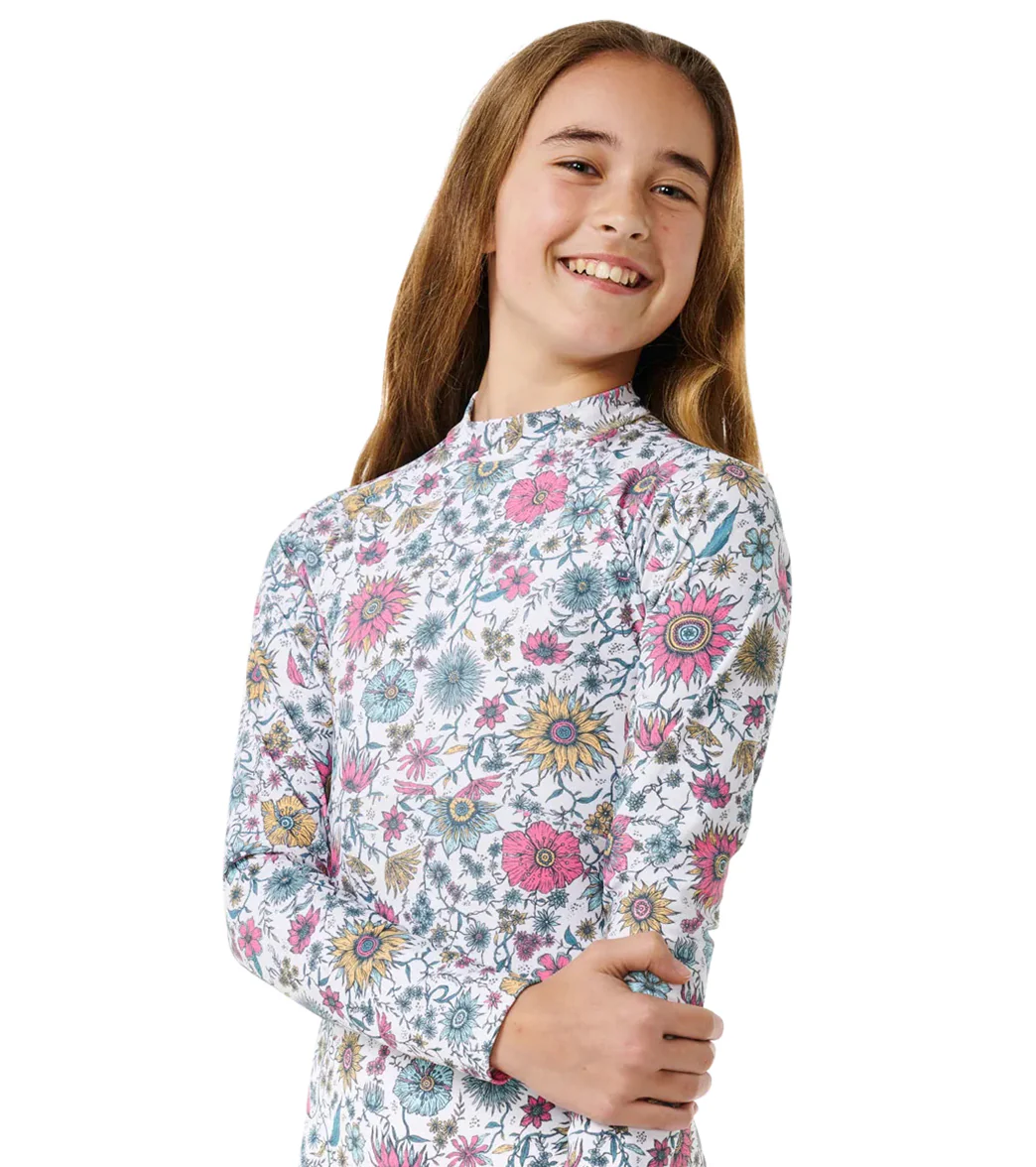 Rip Curl Girls' Floral Heat Long Sleeve One Piece Swimsuit (Big Kid) - Image 5