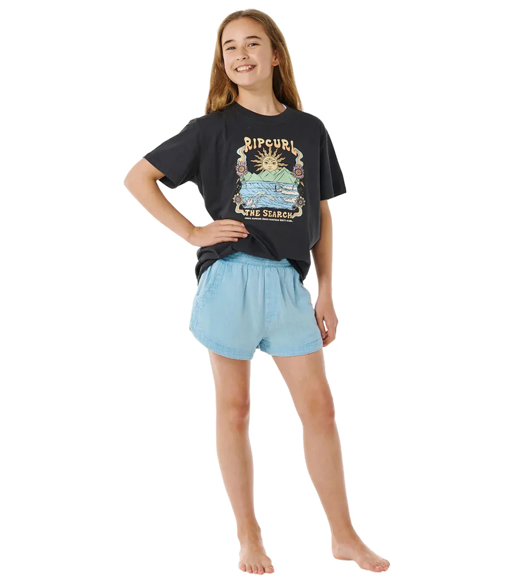 Rip Curl Girls' Hibiscus Heat Art Short Sleeve Tee (Big Kid) - Image 3