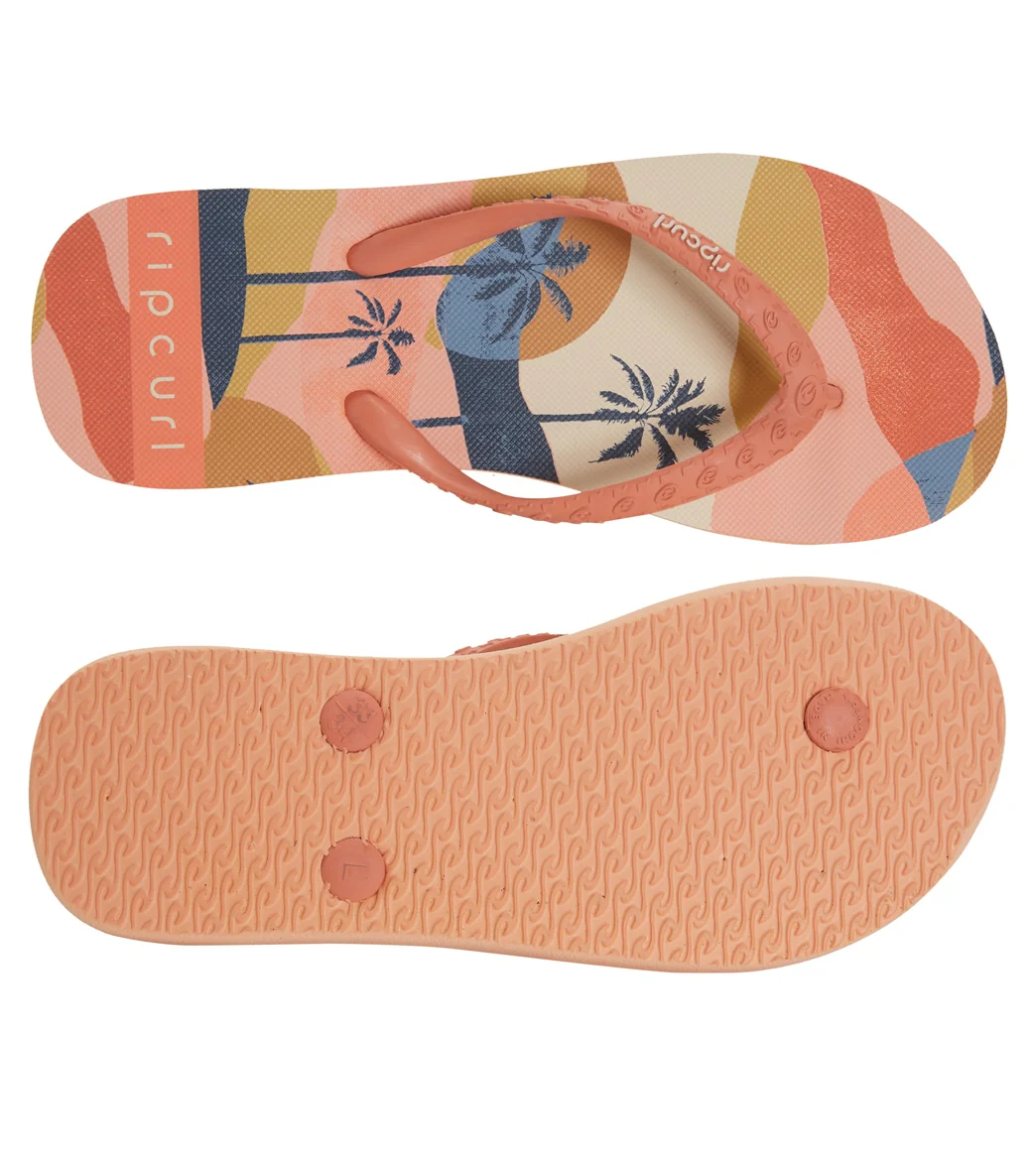 Rip Curl Girls' Melting Waves Girl Flip Flop (Big Kid) - Image 4