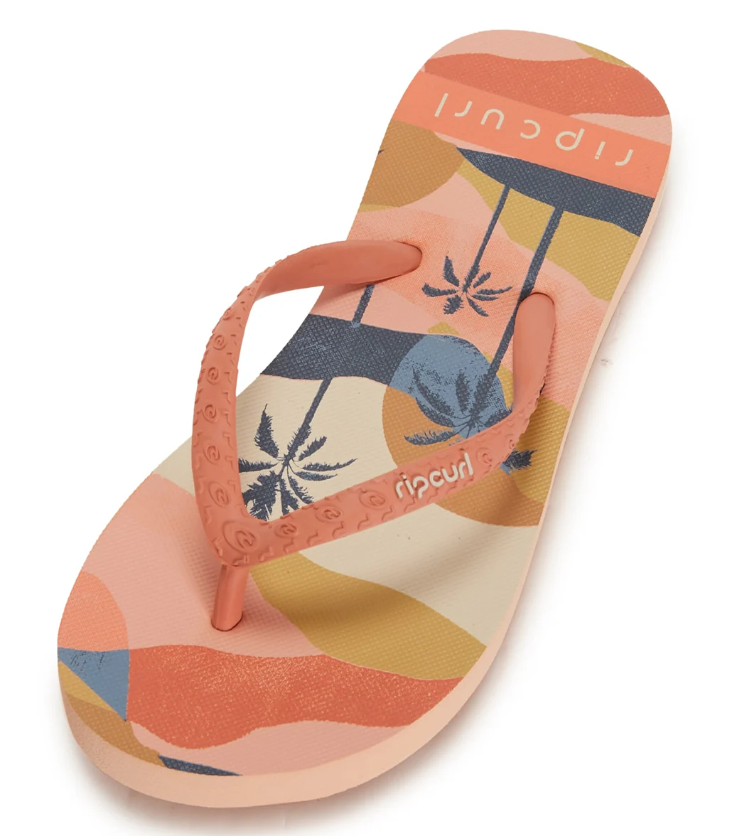Rip Curl Girls' Melting Waves Girl Flip Flop (Big Kid) - Image 6